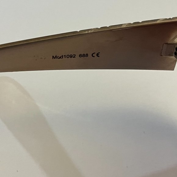 Oleg Cassini Womens Designer Sunglasses MOD1092 Brown Pearl Vintage - Picture 8 of 11